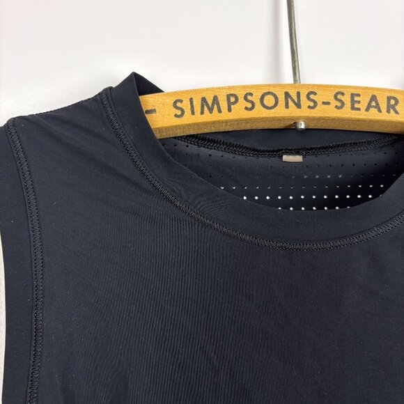 Calia by Carrie Underwood Womens Mesh Back Activewear Tank Top Black XS - Picture 2 of 5